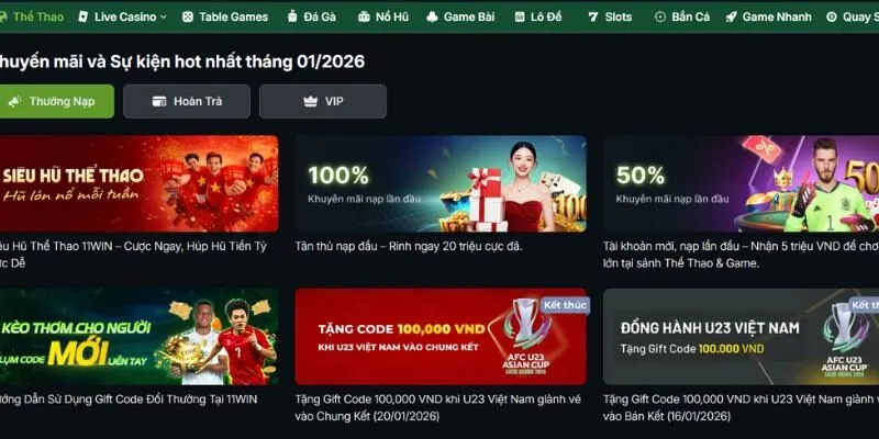 Khuyến mãi hoàn trả không giới hạn diễn ra hàng ngày